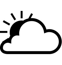 Partly Sunny Weather Icon