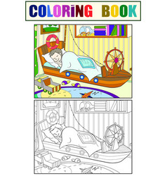 Kids Coloring On Theme Childhood Room