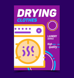 Drying Clothes Creative Advertising Banner