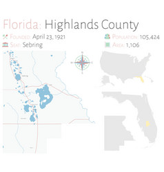 Map Highlands County In Florida