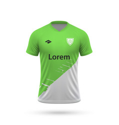 3d Realistic Soccer Jersey In Wolfsburg Style