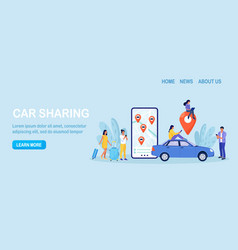 Person Use Autonomous Online Car Sharing Service