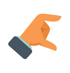 Small Hand Icon Flat Finger Hold