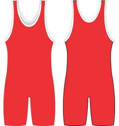 Wrestling Uniform Mock Up Sublimated Blank