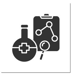 Clinical Trial Glyph Icon