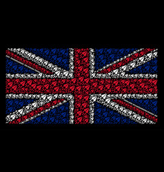 Uk Flag Collage Of Space Ship Items