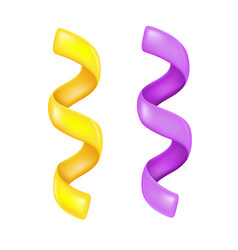 Set Of 3d Swirl Ribbons