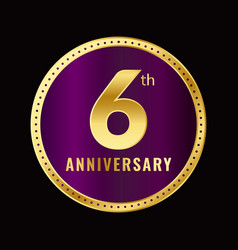 Six Years Anniversary Celebration Emblem