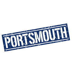 Portsmouth Blue Square Stamp