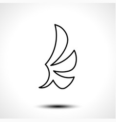 Wing Line Icon