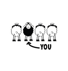 You Are The Black Sheep Of The Family Cartoon