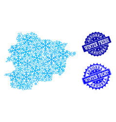 Frost Map Of Andorra And Winter Fresh And