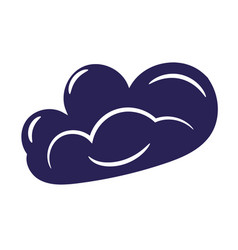 Isolated Sketch Of A Cloud Icon