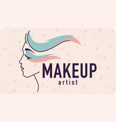 Makeup Artist Professional Services Logotype