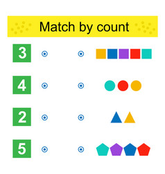 Math Activity Count Geometric Shapes