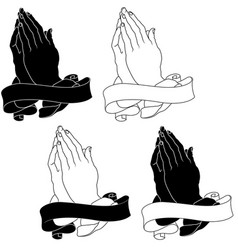 Pastor Hands In Prayer Position