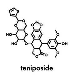 Teniposide Cancer Drug Molecule Topoisomerase Ii