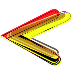 Abstract Colorful Doodle Symbol