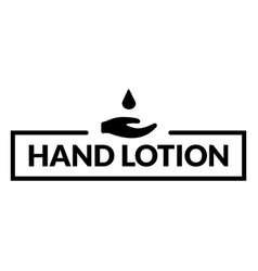 Bathroom Label Hand Lotion Icon