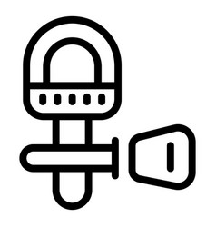 Conversation Lapel Mic Icon Outline