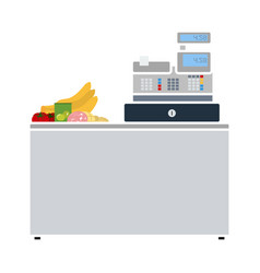 Supermarket Store Counter Desk Icon