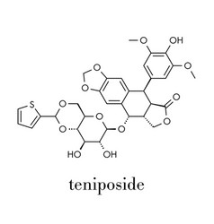 Teniposide Cancer Drug Molecule Topoisomerase Ii