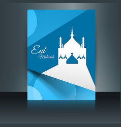 Eid Mubarack Flyer Abstract Style