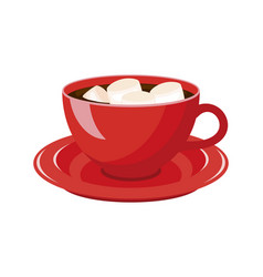 Hot Cocoa Drink With Marshmallows Icon