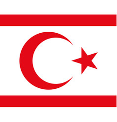 Square Flag Of Northern Cyprus