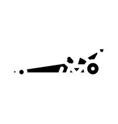 Dragster Sport Car Glyph Icon