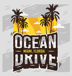 Ocean Drive Miami Beach Florida Summer Design