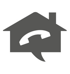 Phone Inside Home Icon