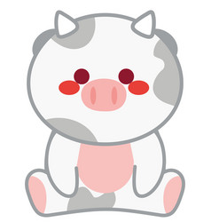 Kawaii Cow Design