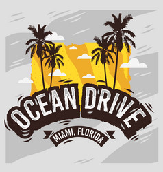 Ocean Drive Miami Beach Florida Summer Design