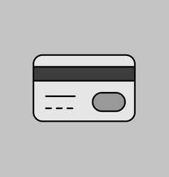 Credit Card Grayscale Icon Online Payment