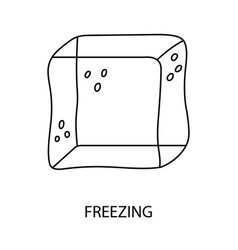 Freezing Line For Food Packaging Ice Cube