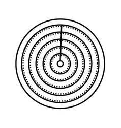 Feng Shui Compass Taoism Line Icon