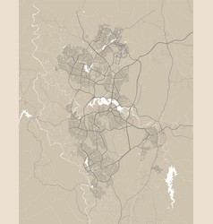 Canberra Map City Map Poster Map