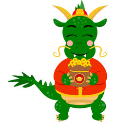 Cute Chinese Zodiac Green Dragon