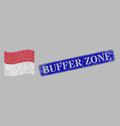 Rubber Buffer Zone Badge And Navigation Waving