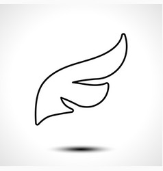 Wing Line Icon