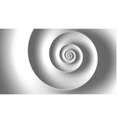 Fibonacci Spiral Background In Stippling Style