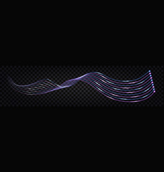 Fiber Optic Wave Swirl Neon Glowing Light Effect