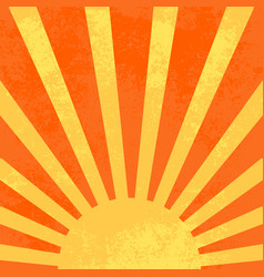 Minimalist Orange Yellow Sun Rays