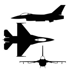 F16 Jet Fighter Icon Set