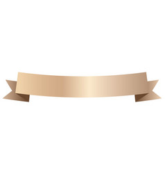 Gold Ribbon Blank Template