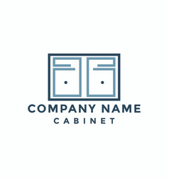 Cabinet Company Logo Design Template