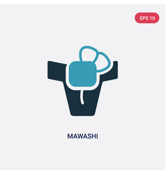 Two Color Mawashi Icon From Sports