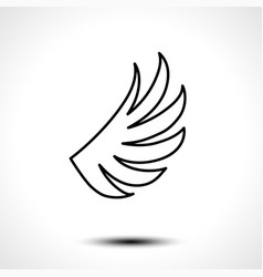 Wing Line Icon