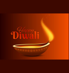 Happy Diwali Diya Background Design